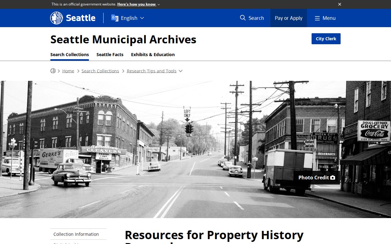 Seattle previous residents property history resources